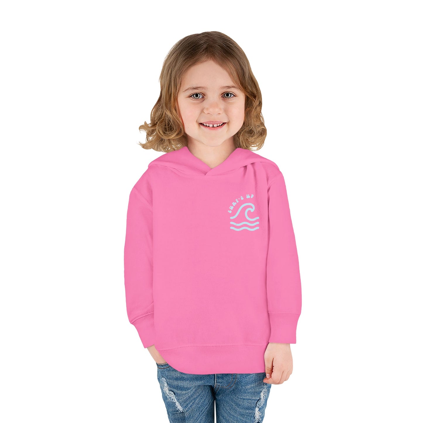 Surf's Up Distressed Toddler Pullover Sweatshirt Fleece Hoodie