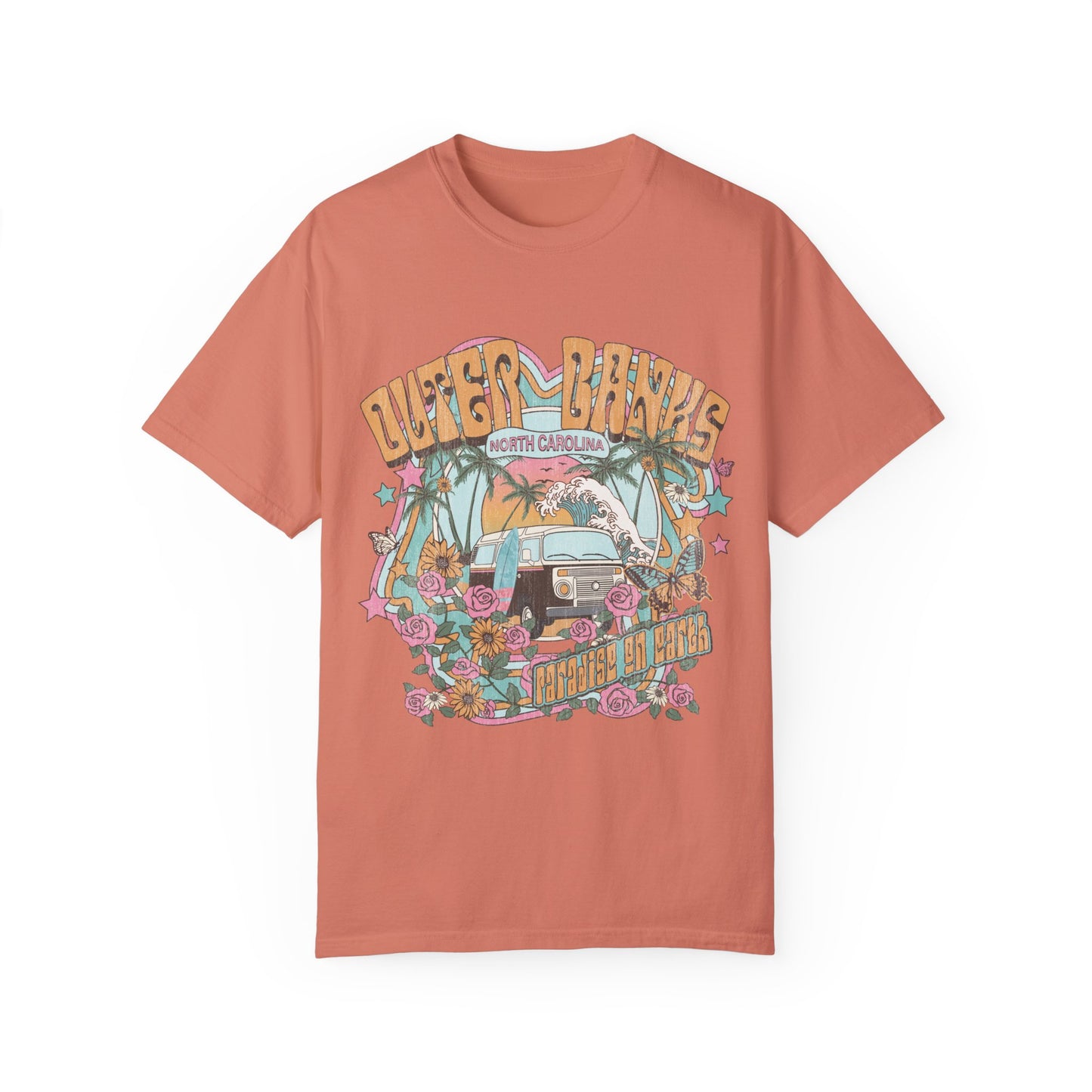 Vintage Outerbanks Paradise on Earth Adult Unisex T-shirt