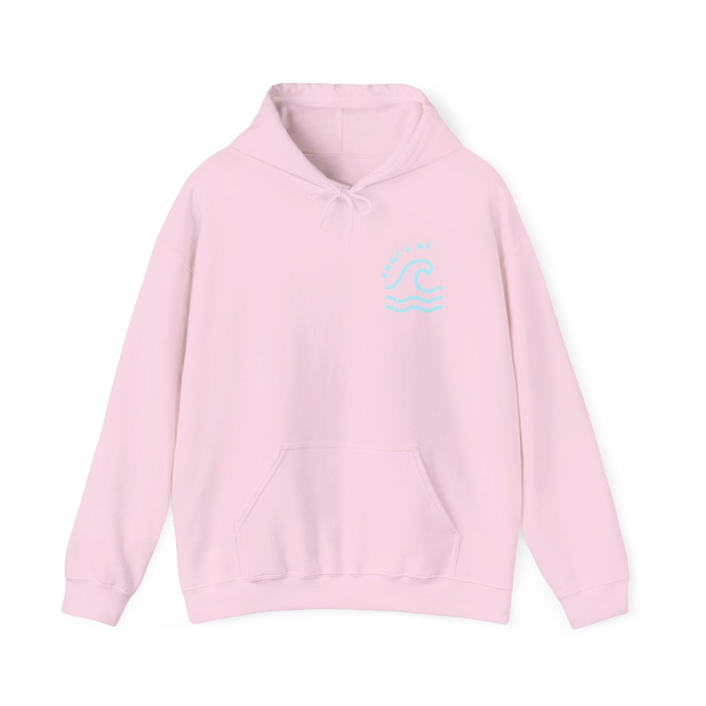 Surf's Up Distressed Adult Unisex Beach Hooded Sweatshirt Hoodie