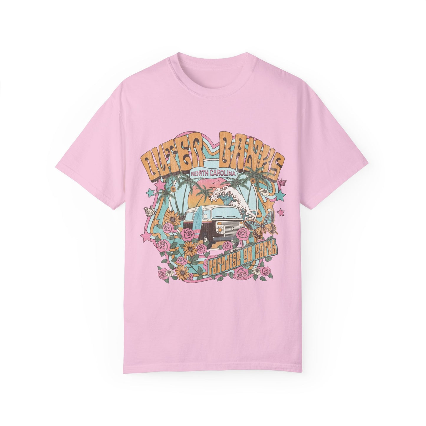 Vintage Outerbanks Paradise on Earth Adult Unisex T-shirt