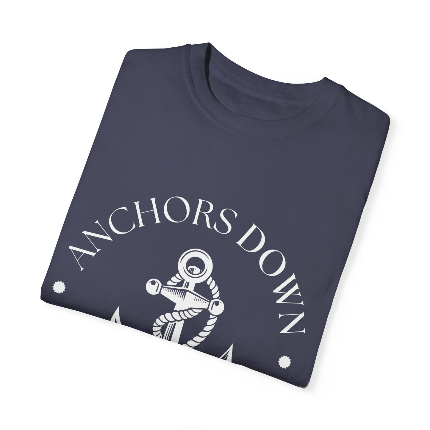 Anchor Shirt Adult Unisex Oversized Beach Fishing T-shirt
