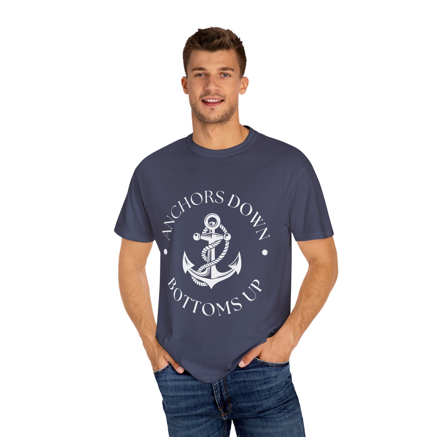 Anchor Shirt Adult Unisex Oversized Beach Fishing T-shirt