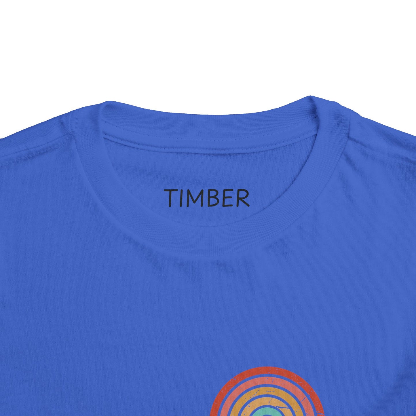 Retro Sunset Distressed Toddler Short Sleeve T-Shirt