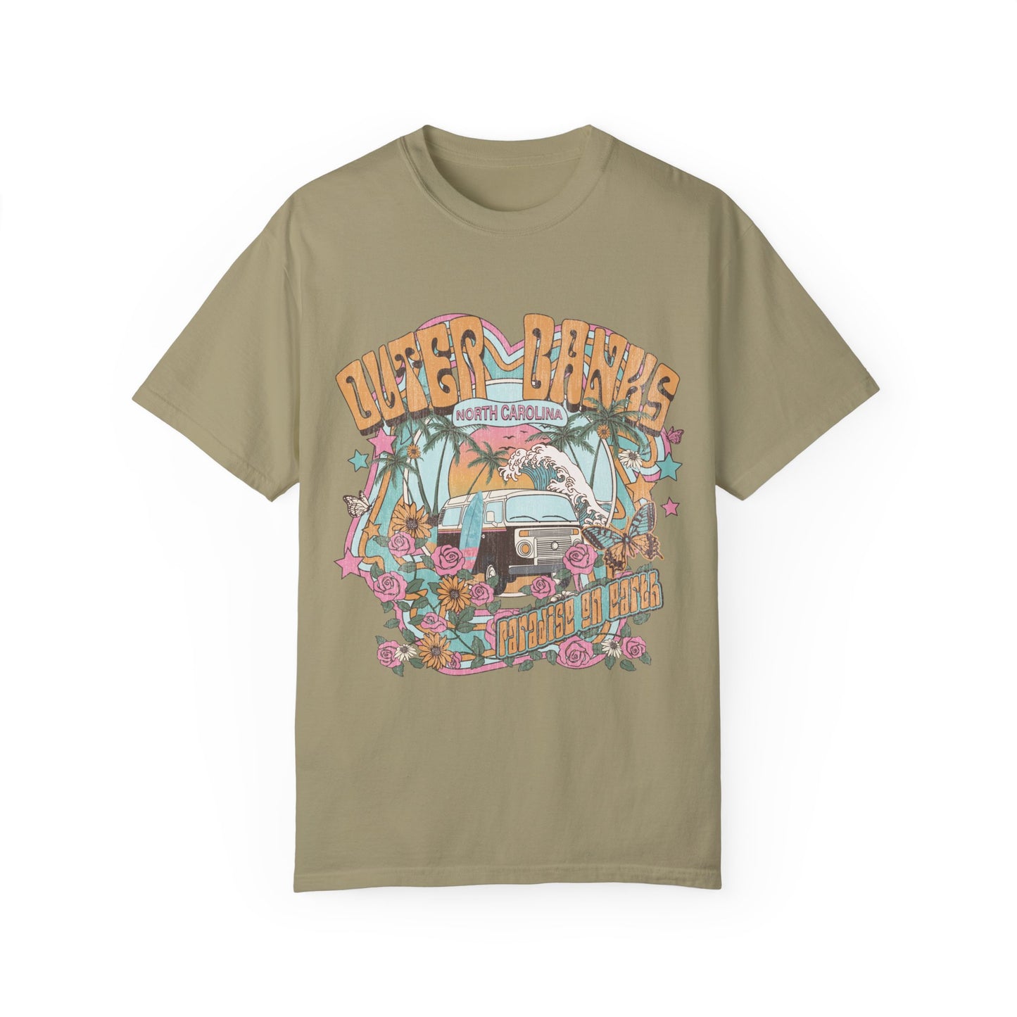 Vintage Outerbanks Paradise on Earth Adult Unisex T-shirt