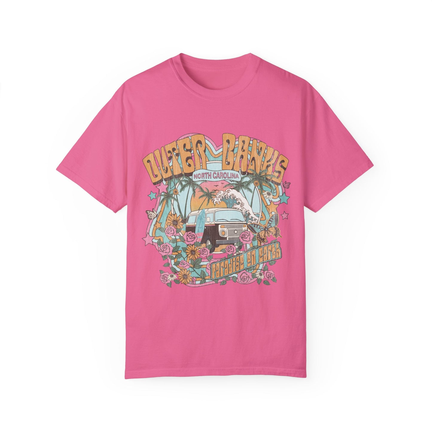 Vintage Outerbanks Paradise on Earth Adult Unisex T-shirt