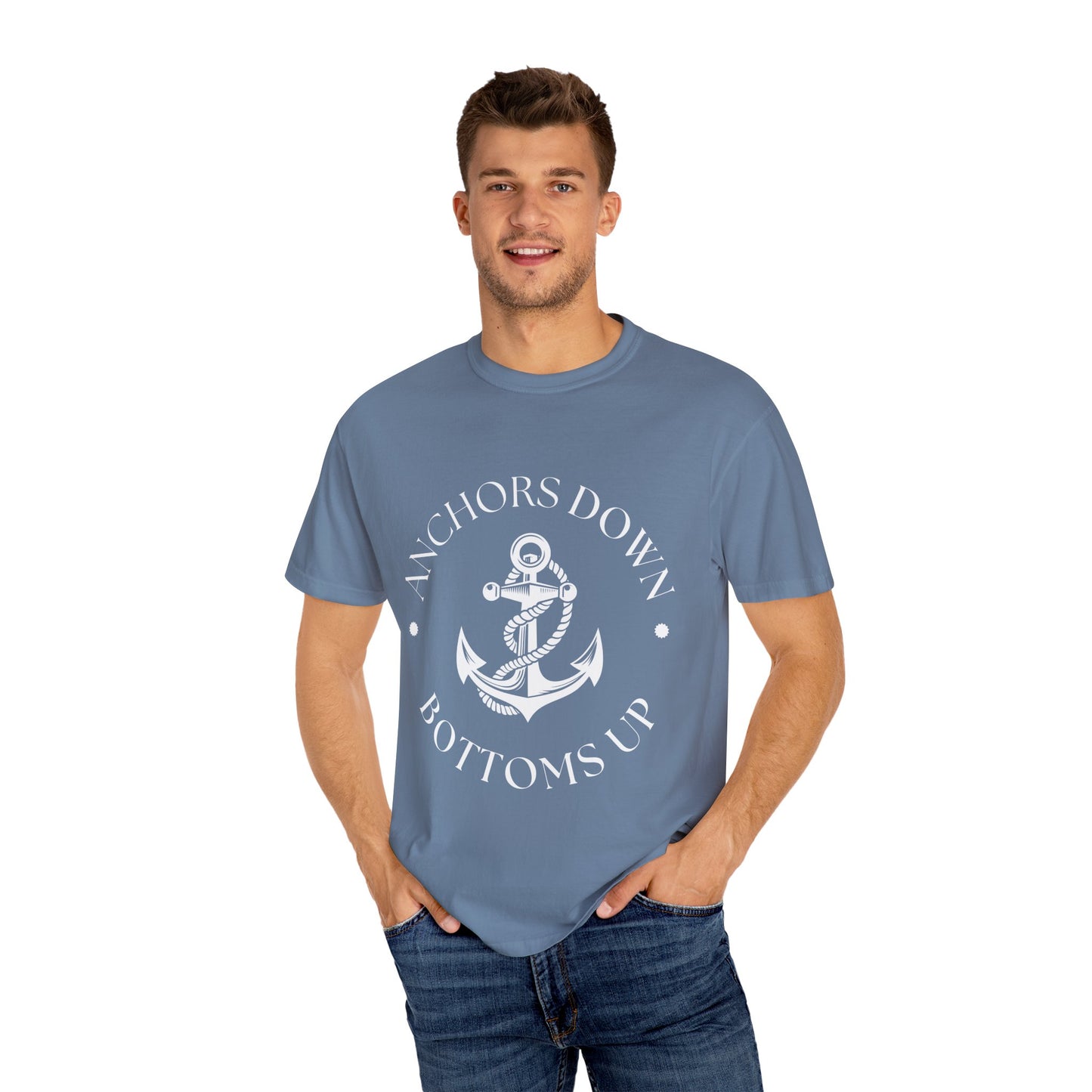 Anchor Shirt Adult Unisex Oversized Beach Fishing T-shirt