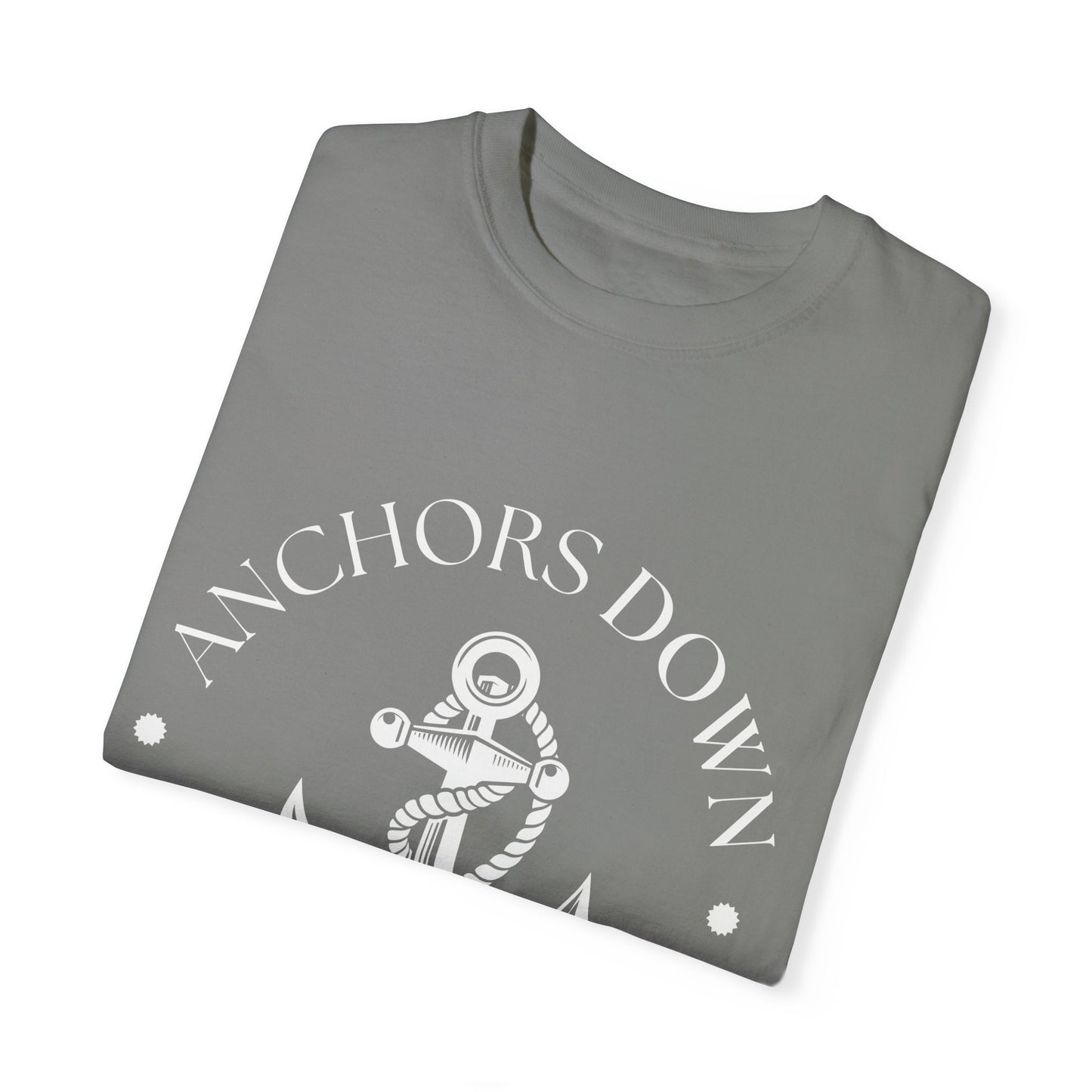 Anchor Shirt Adult Unisex Oversized Beach Fishing T-shirt