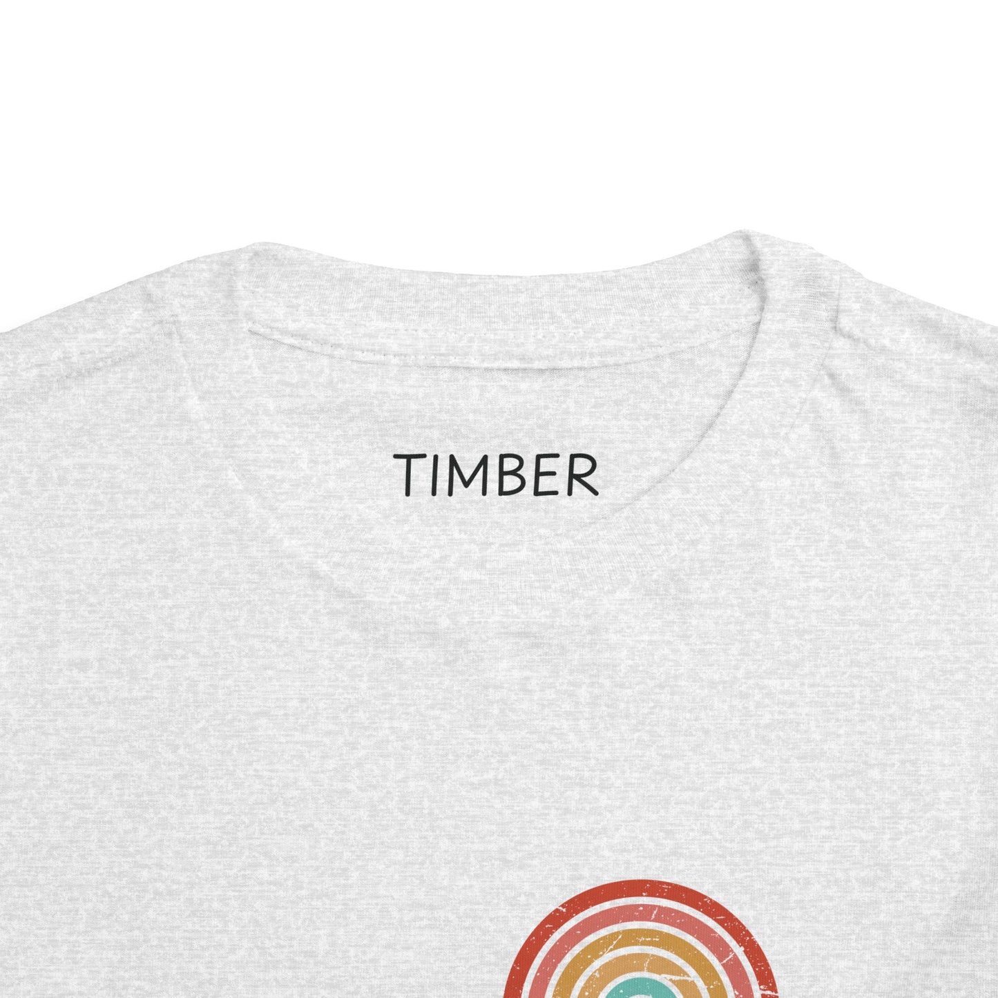 Retro Sunset Distressed Toddler Short Sleeve T-Shirt
