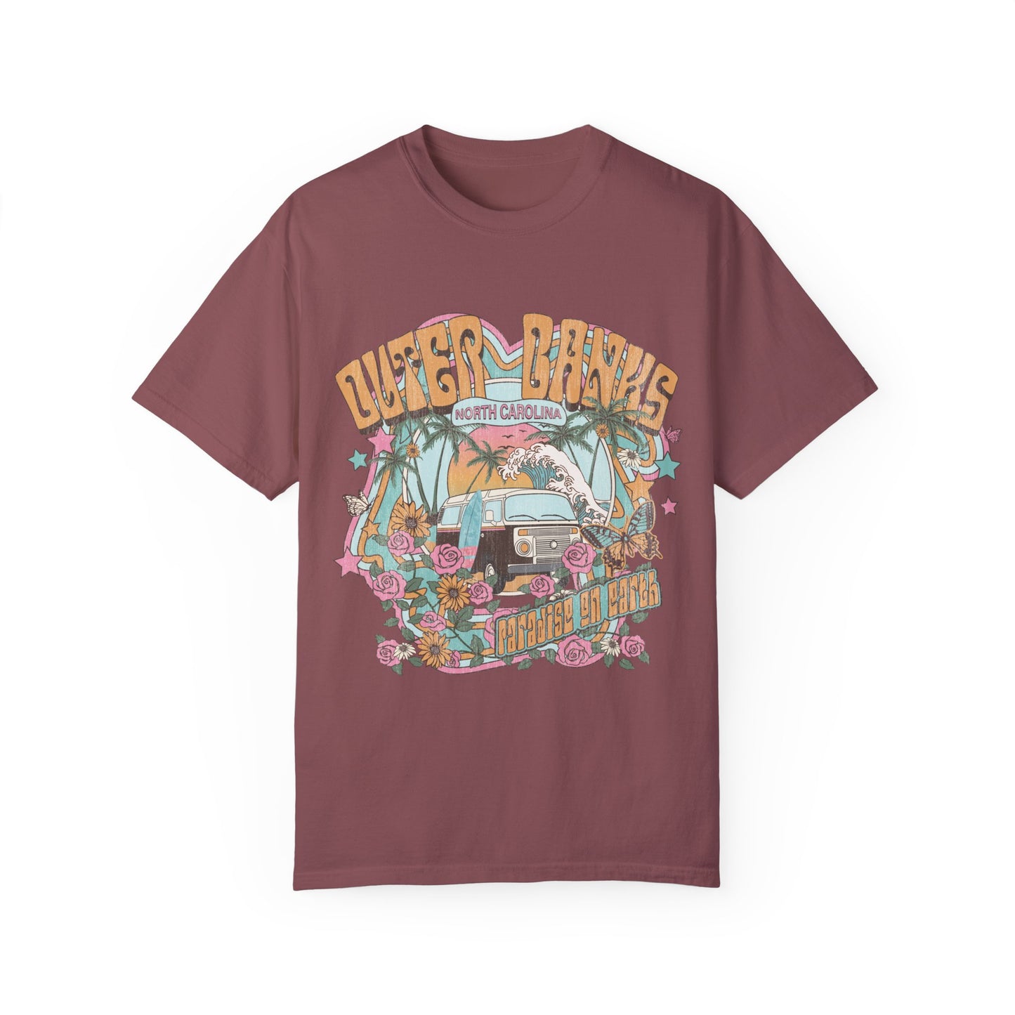 Vintage Outerbanks Paradise on Earth Adult Unisex T-shirt