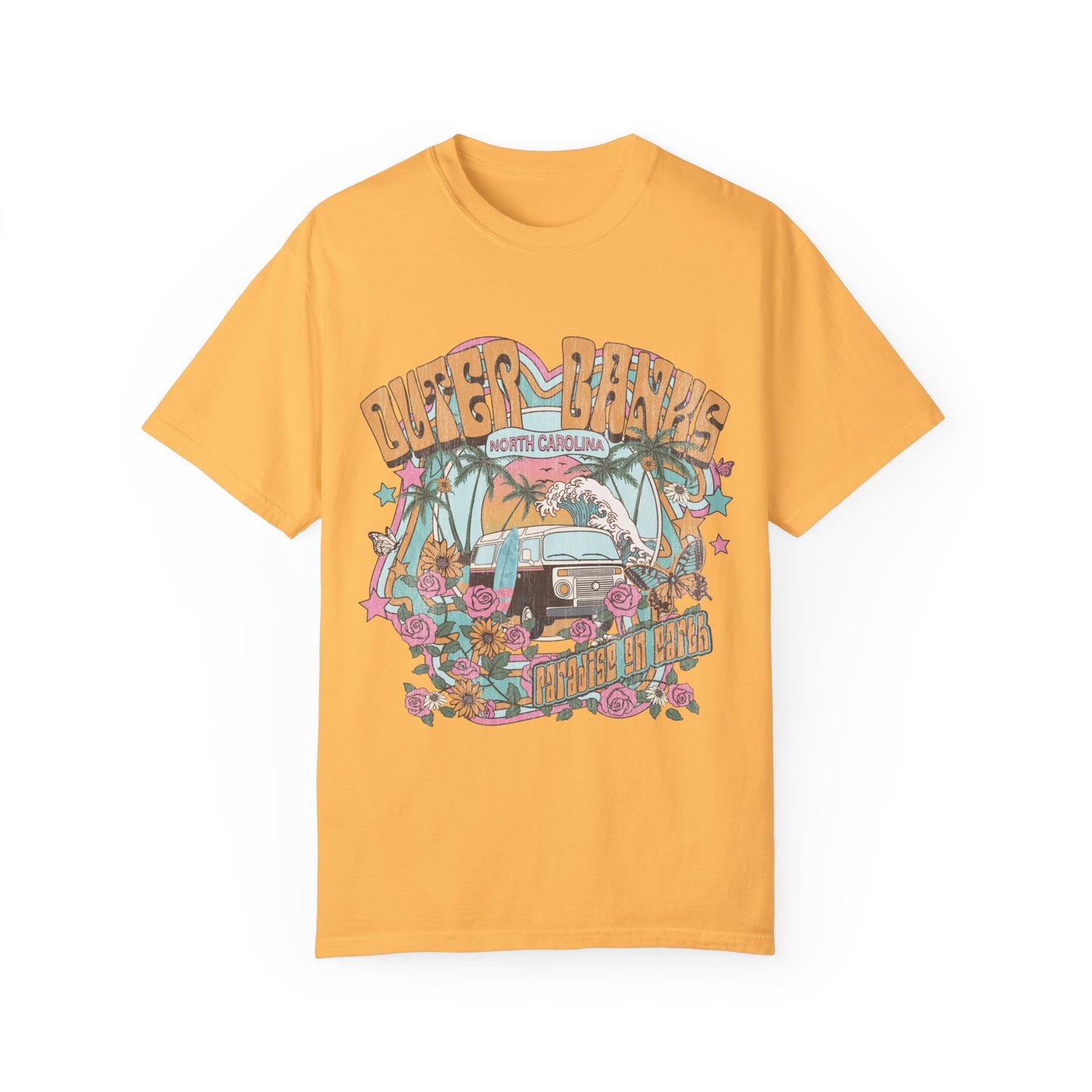 Vintage Outerbanks Paradise on Earth Adult Unisex T-shirt