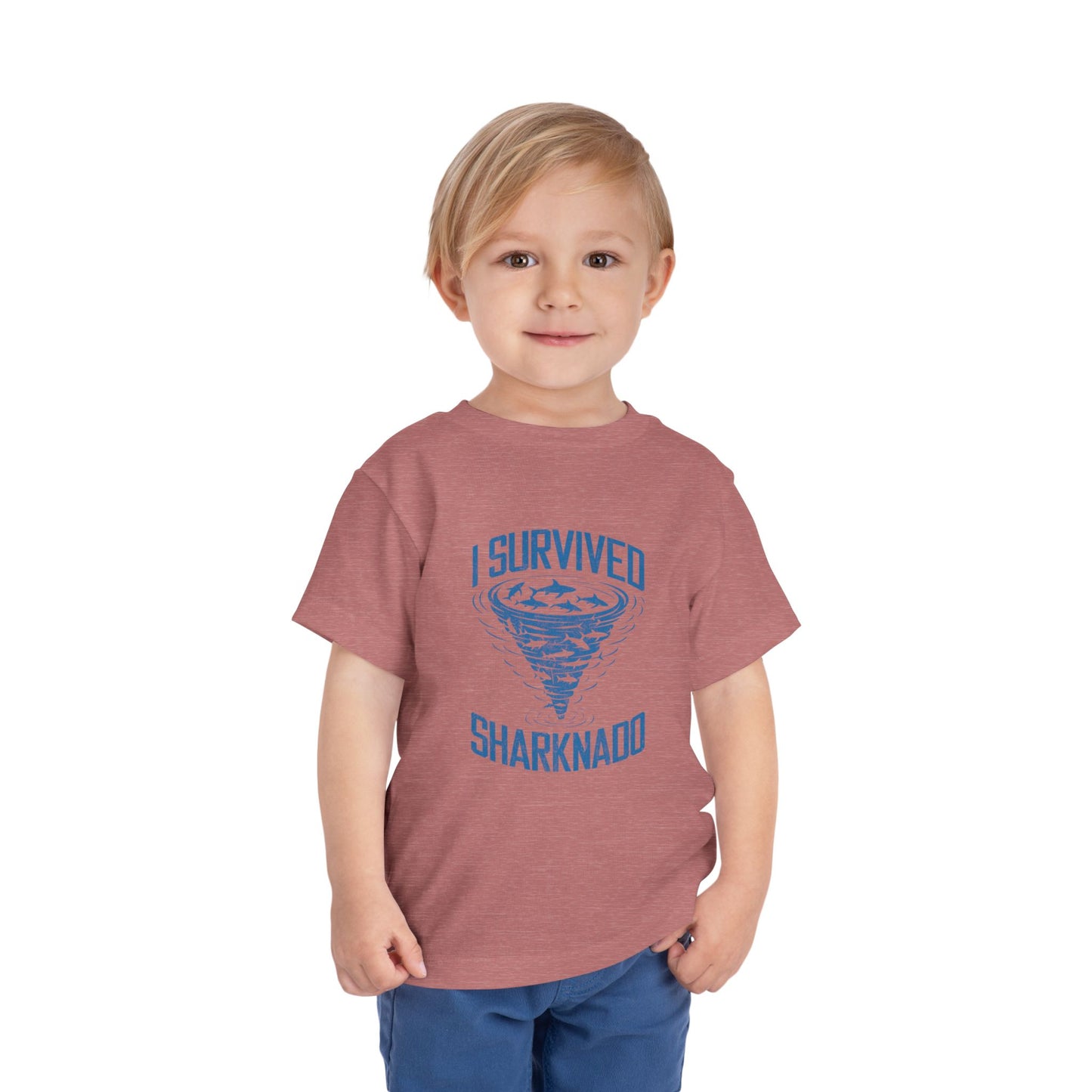 Sharknado Distress Vintage Beach Toddler Short Sleeve T-shirt