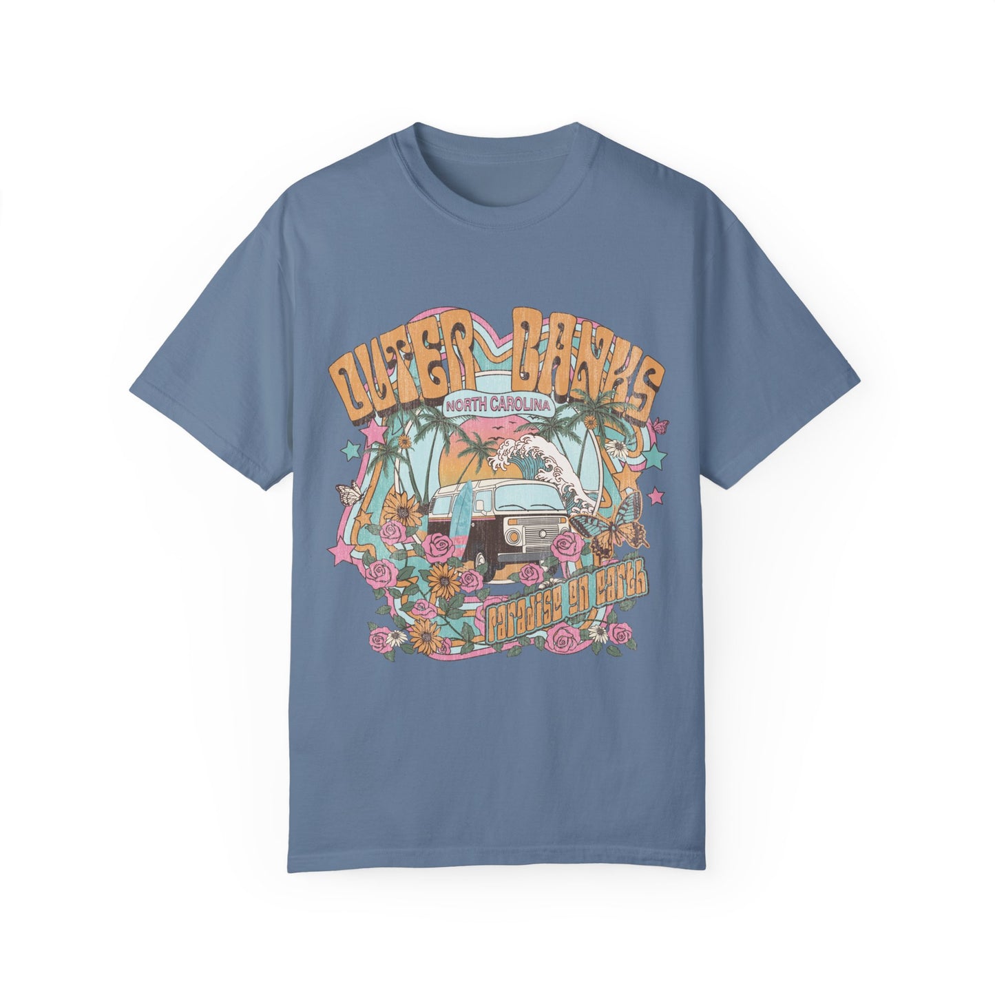 Vintage Outerbanks Paradise on Earth Adult Unisex T-shirt