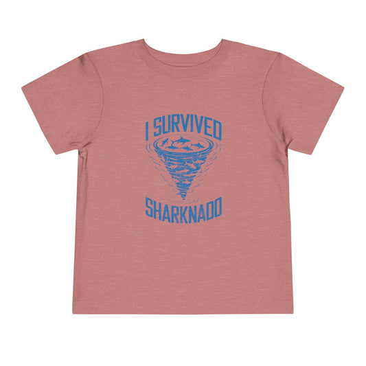 Sharknado Distress Vintage Beach Toddler Short Sleeve T-shirt