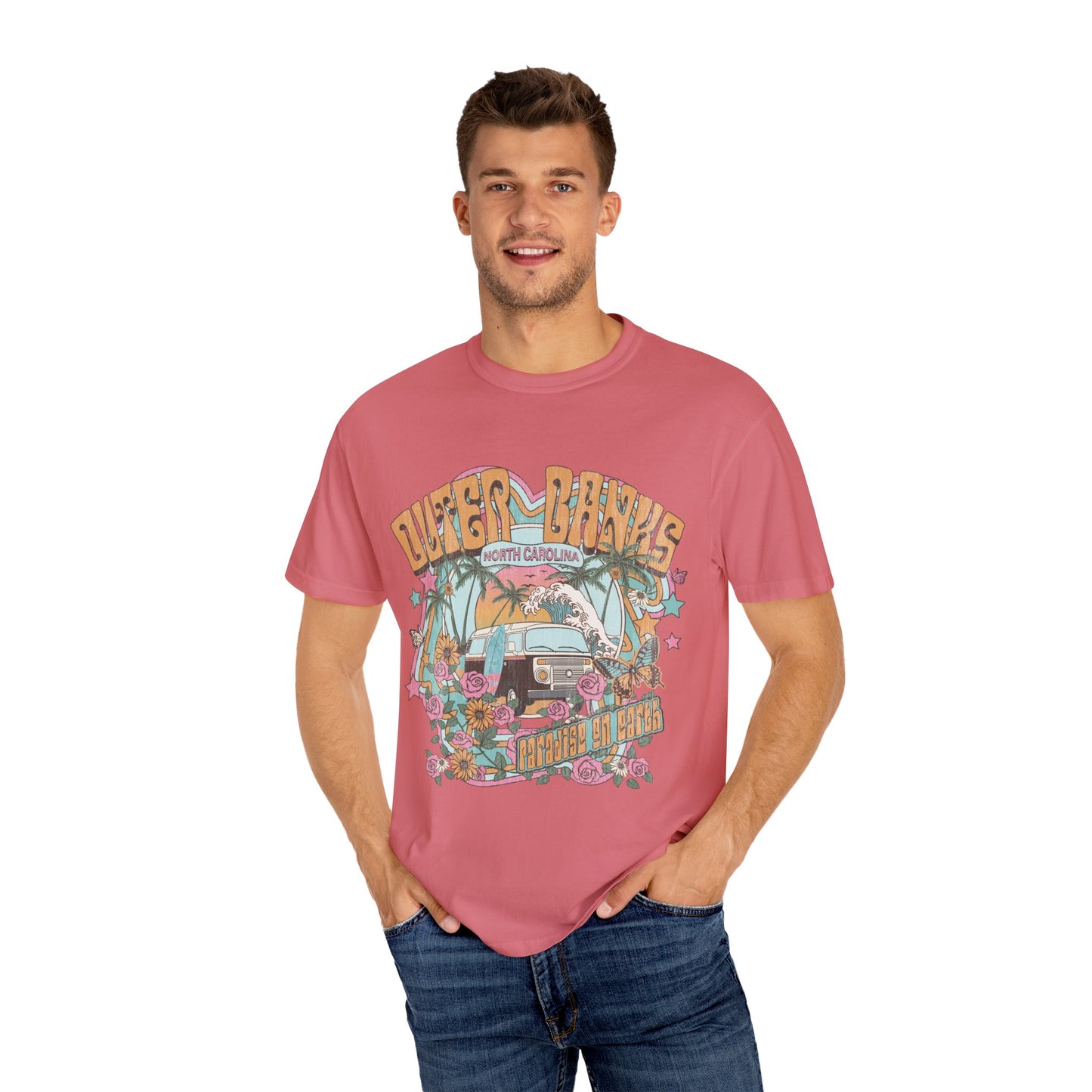 Vintage Outerbanks Paradise on Earth Adult Unisex T-shirt