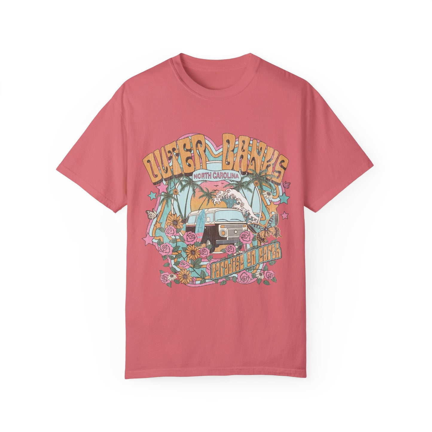 Vintage Outerbanks Paradise on Earth Adult Unisex T-shirt